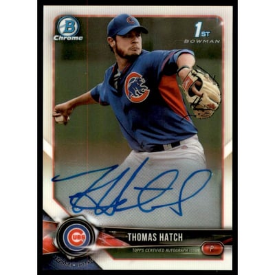 2018 Bowman Chrome Prospect Autographs #CPATH Thomas Hatch
