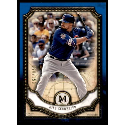 2018 Topps Museum Collection Sapphire #8 Kyle Schwarber