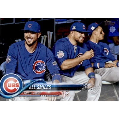 2018 Topps Rainbow Foil #529 Kris Bryant/Kyle Schwarber/All Smiles