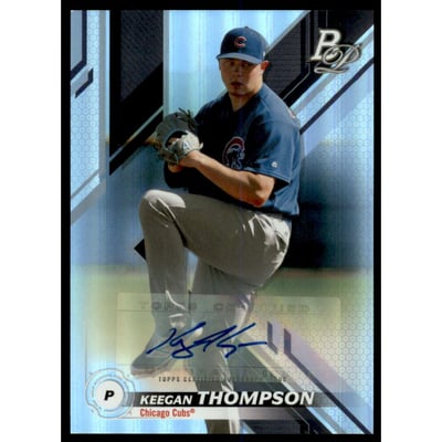 2019 Bowman Platinum Top Prospect Autographs #TOP24 Keegan Thompson