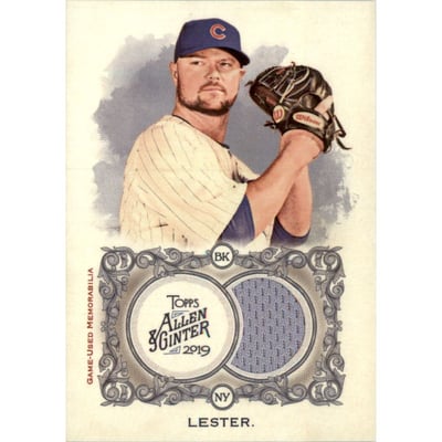 2019 Topps Allen and Ginter Relics #FSRBJLE Jon Lester B