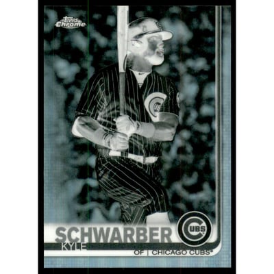 2019 Topps Chrome Negative Refractors #111 Kyle Schwarber