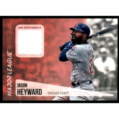 2019 Topps Major League Materials #MLMJH Jason Heyward S2