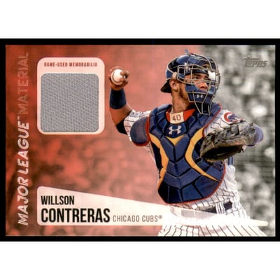 2019 Topps Major League Materials #MLMWC Willson Contreras