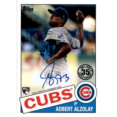 2020 Topps '85 Topps Autographs #85AAA Adbert Alzolay S2