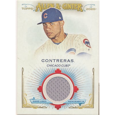 2020 Topps Allen and Ginter Relics #FSRBWC Willson Contreras B