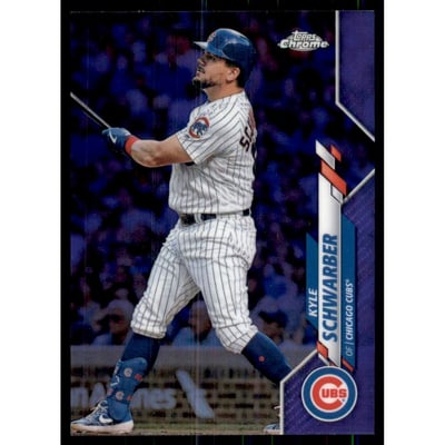 2020 Topps Chrome Purple Refractors #85 Kyle Schwarber
