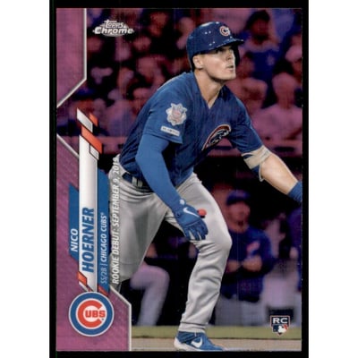 2020 Topps Chrome Update Pink Refractors #U55 Nico Hoerner