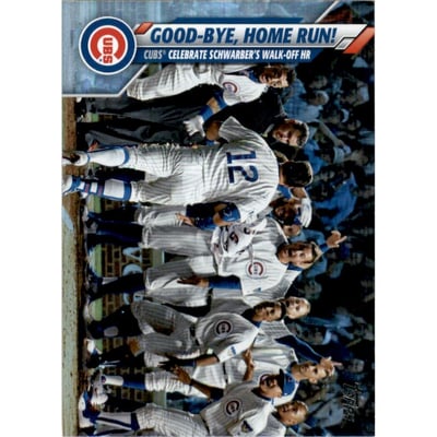 2020 Topps Rainbow Foil #325 Good-bye, Home Run/Kyle Schwarber