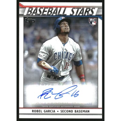 2020 Topps Update Baseball Stars Autographs #BSARG Robel Garcia