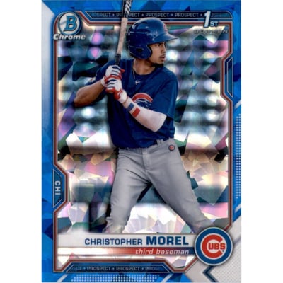 2021 Bowman Chrome Sapphire Prospects #BCP131 Christopher Morel