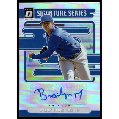 2021 Donruss Optic Signature Series Holo #20 Brailyn Marquez