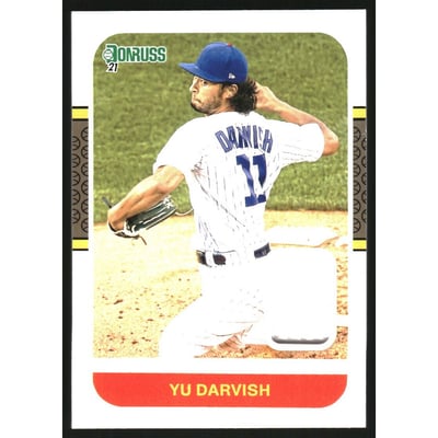 2021 Donruss Retro '87 Materials #87MYD Yu Darvish