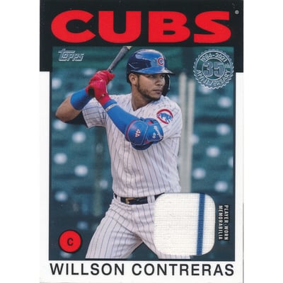 2021 Topps '86 Topps Relics #86RWC Willson Contreras