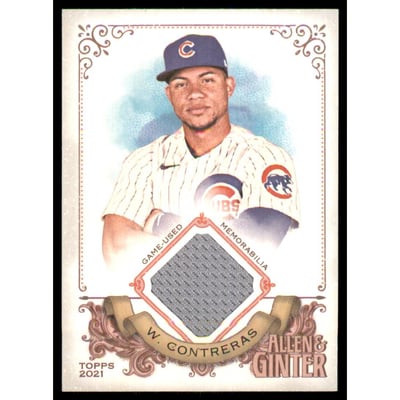2021 Topps Allen and Ginter Relics #AGAWC Willson Contreras