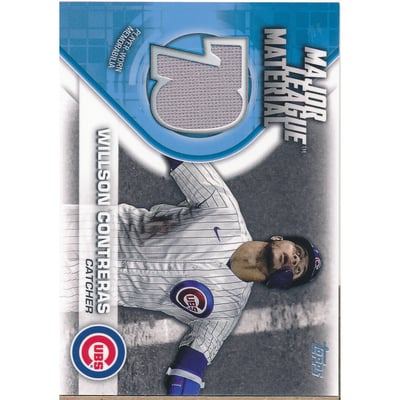 2021 Topps Major League Material Relics #MLMWC Willson Contreras