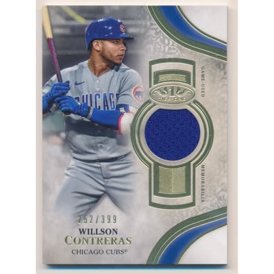 2021 Topps Tier One Relics #T1RWC Willson Contreras/399