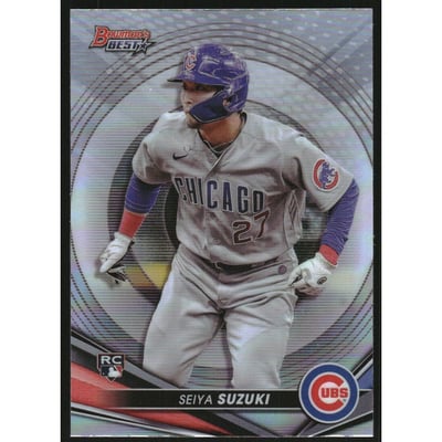 2022 Bowman's Best Refractors #41 Seiya Suzuki