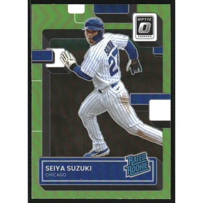2022 Donruss Optic Lime Green #99 Seiya Suzuki RR
