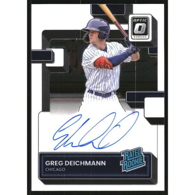 2022 Donruss Optic Rated Rookies Signatures #15 Greg Deichmann