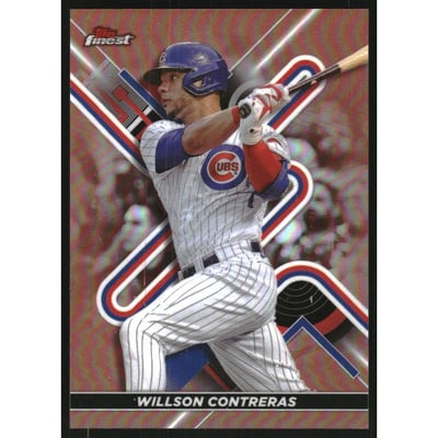 2022 Finest Rose Gold Refractors #40 Willson Contreras