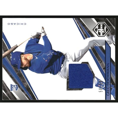 2022 Panini Chronicles Limited Swatches Blue #28 Greg Deichmann/99