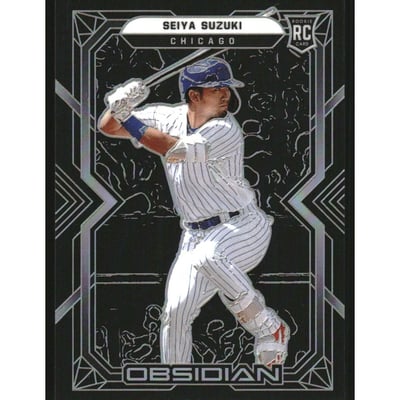 2022 Panini Chronicles Obsidian #5 Seiya Suzuki