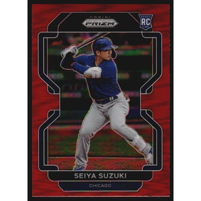 2022 Panini Prizm Prizms Red #46 Seiya Suzuki