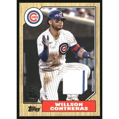 2022 Topps '87 Topps Relics #87RWC Willson Contreras