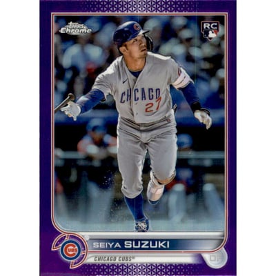 2022 Topps Chrome Update Purple Refractors #USC115 Seiya Suzuki
