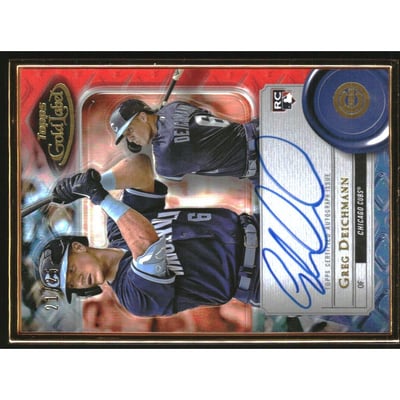 2022 Topps Gold Label Framed Autographs Red #FAGD Greg Deichmann