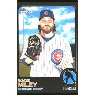 2022 Topps Heritage Black Border #716 Wade Miley