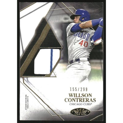 2022 Topps Tier One Relics #T1R1WCO Willson Contreras B/299