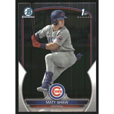 2023 Bowman Chrome Draft #BDC33 Matt Shaw