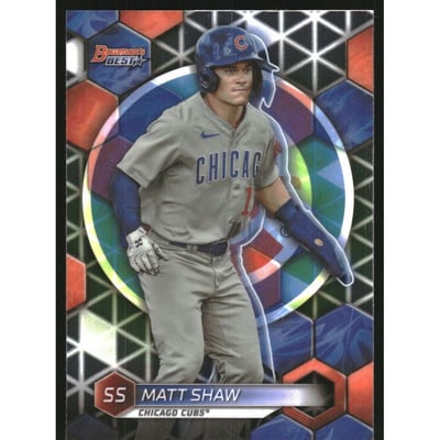 2023 Bowman's Best Top Prospects Refractors #TP28 Matt Shaw