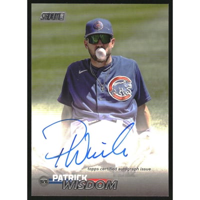 2023 Stadium Club Autographs #SCBAPW Patrick Wisdom