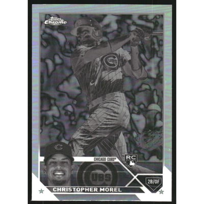 2023 Topps Chrome Negative Refractors #198 Christopher Morel