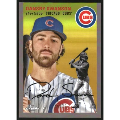 2023 Topps Chrome Platinum Anniversary Rose Gold Refractors #204 Dansby Swanson