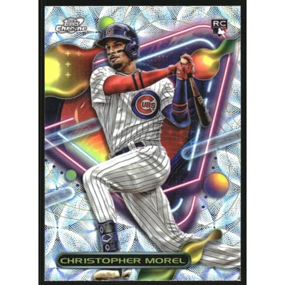 2023 Topps Cosmic Chrome Nucleus Refractors #73 Christopher Morel