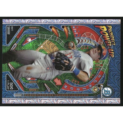 2024 Bowman Chrome Mega Box Prospect Power-Up Pink Refractors #PP16 Matt Shaw
