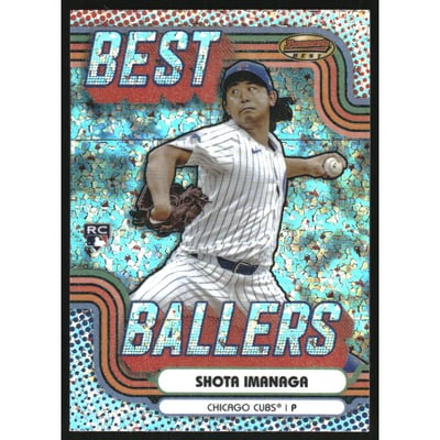 2024 Bowman's Best Best Ballers Mini-Diamond Refractors #BB28 Shota Imanaga