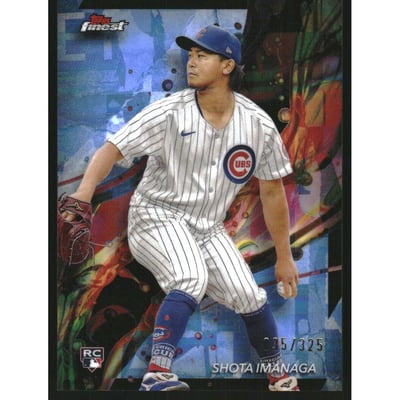 2024 Finest Sky Blue Refractors #45 Shota Imanaga