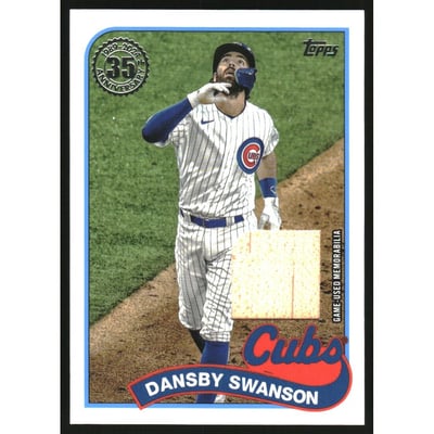 2024 Topps '89 Topps Relics #89BRDS Dansby Swanson