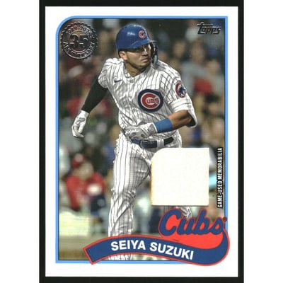 2024 Topps '89 Topps Relics #89BRSSE Seiya Suzuki