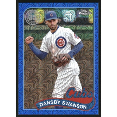 2024 Topps '89 Topps Silver Pack Chrome Series 2 Blue Refractors #2T89C80 Dansby Swanson