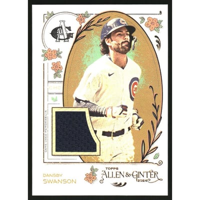 2024 Topps Allen and Ginter Relics #AGRDSW Dansby Swanson B