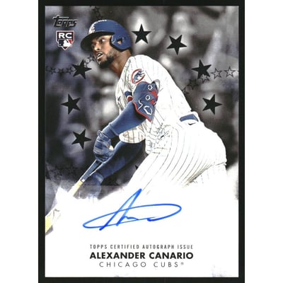 2024 Topps Baseball Stars Autographs Black #BSA2AC Alexander Canario S2