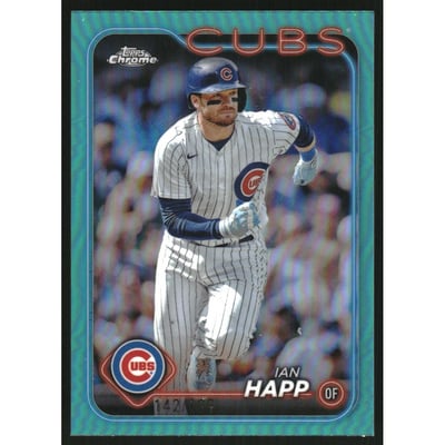 2024 Topps Chrome Aqua Refractors #184 Ian Happ