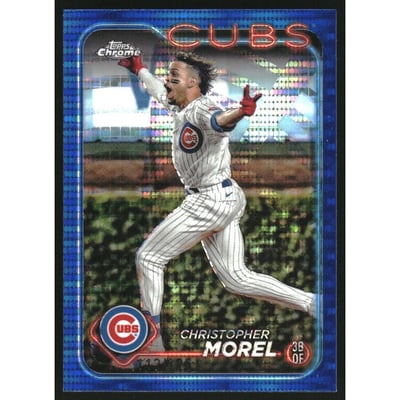 2024 Topps Chrome Blue Sonar Refractors #292 Christopher Morel