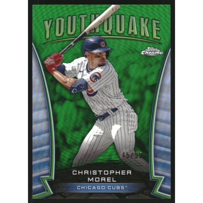 2024 Topps Chrome Youthquake Green Refractors #YQ45 Christopher Morel